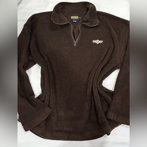 Panhandle Slim Dark Brown Zip-Up Sweater